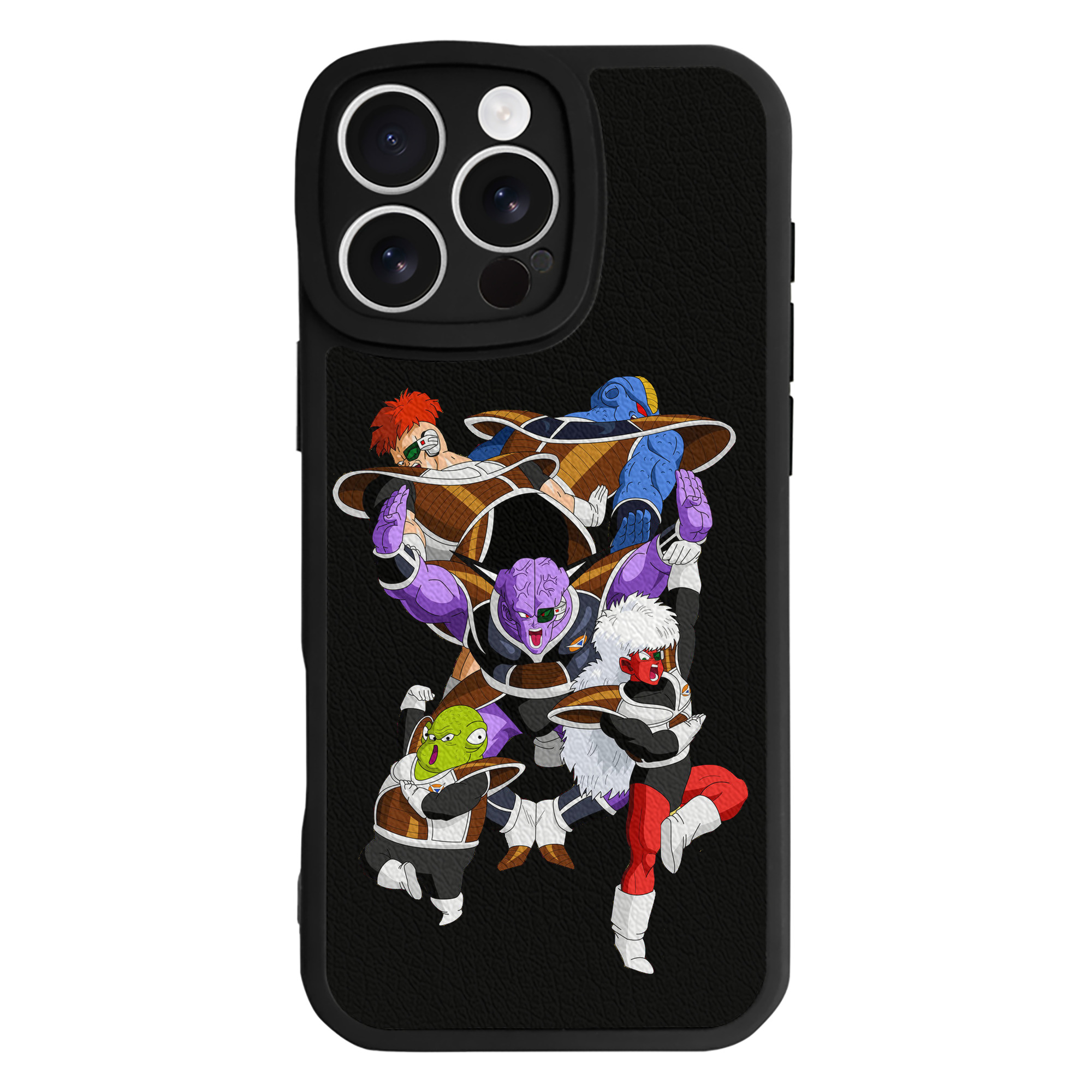 （画像用） ドラゴンボール DRAGON BALL 【iPhone 16シリーズ対応】シリコンスマホケース（レザー調） 材質：シリコン